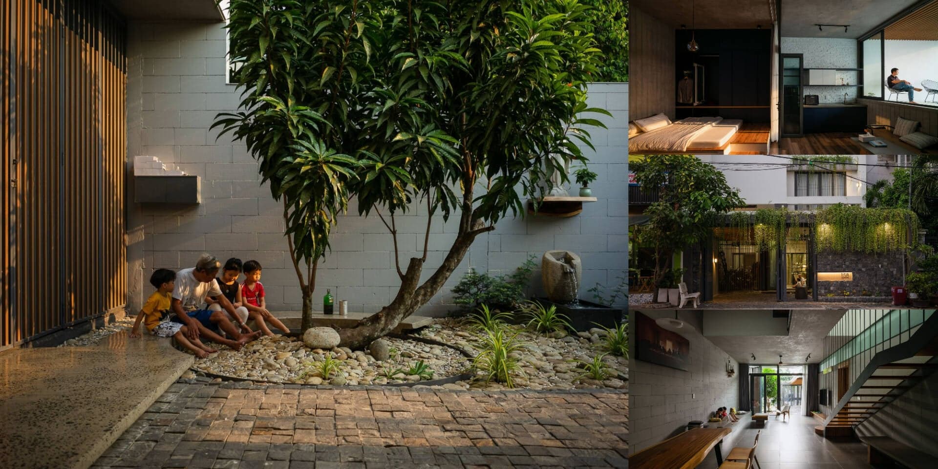 Nhà 3 tầng hướng Tây có 4 cách xử lý không gian đáng tham khảo, vừa làm mát nhà, vừa tối ưu công năng