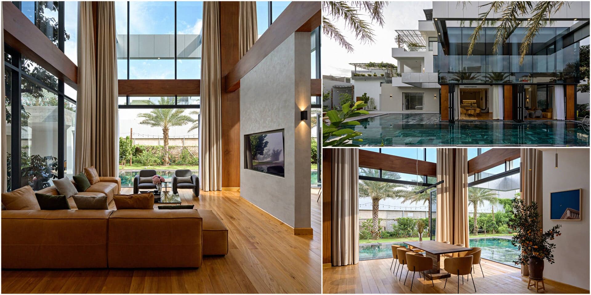 Biệt thự 1000m2 ở Đồng Nai sử dụng ¼ diện tích đất để xây dựng, còn lại 'nhường chỗ' cho vườn rau ăn trái