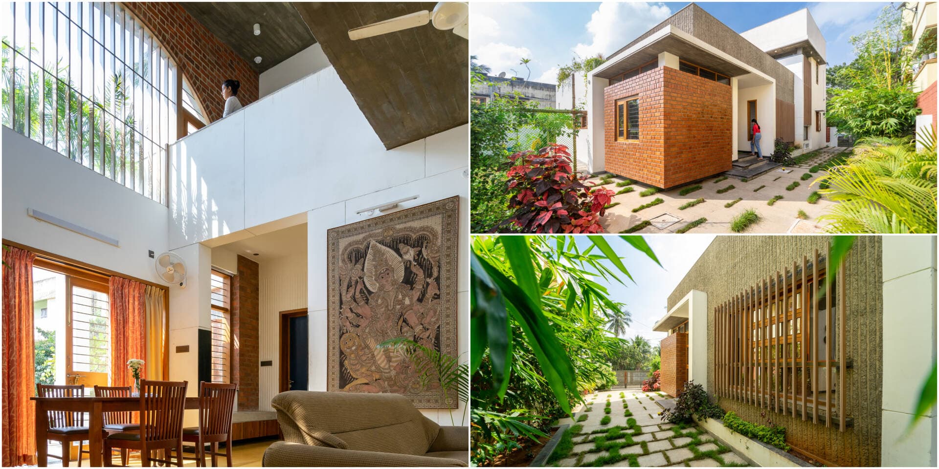 Nhà 'mộc' Ấn Độ nằm giữa những khu vườn xanh mini độc đáo, gần gũi chẳng khác gì nhà truyền thống Việt Nam