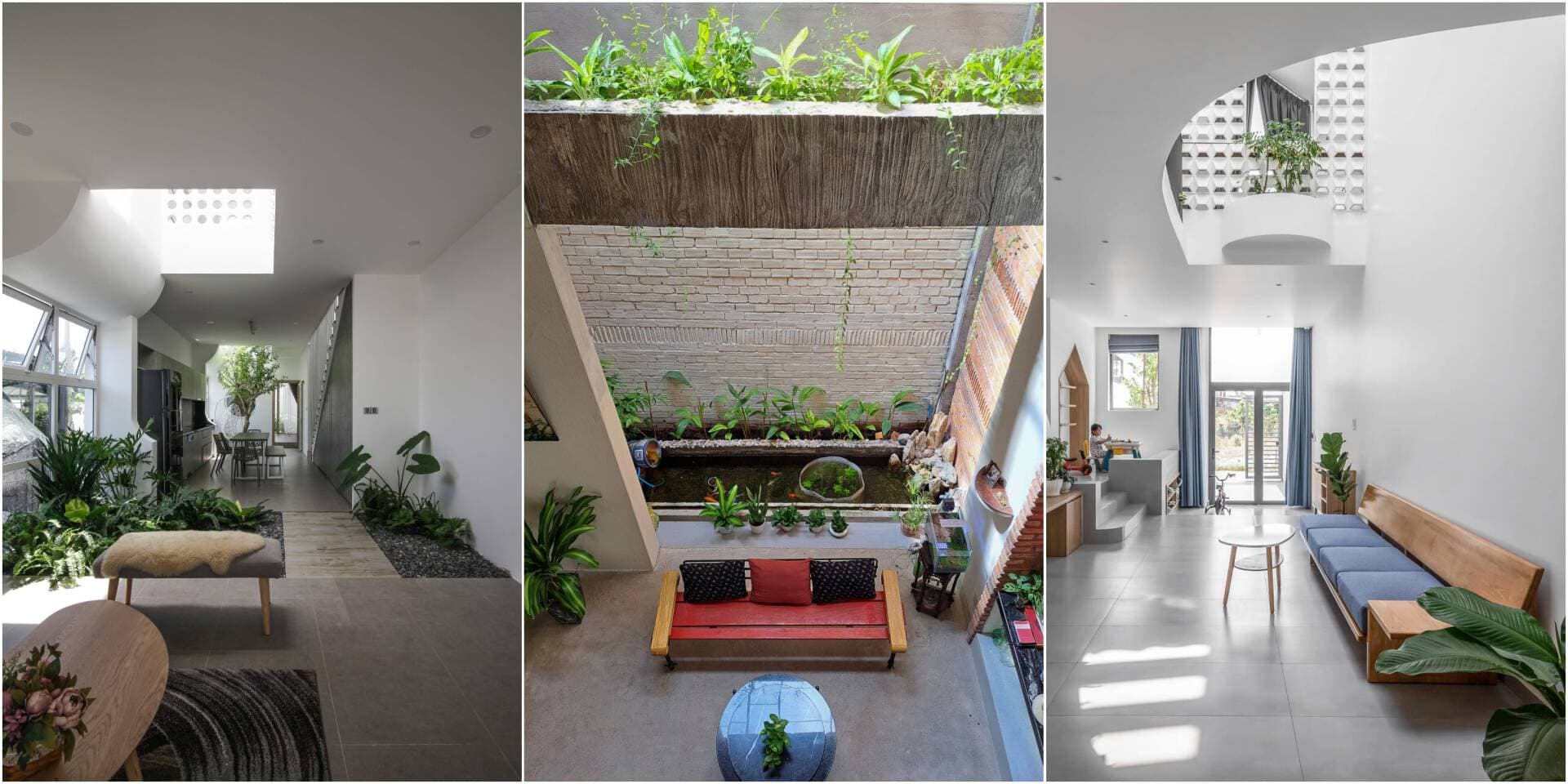 TOP 10 nhà đẹp thông tầng trên Happynest, thiết kế hài hòa với diện tích và phát huy tốt công năng