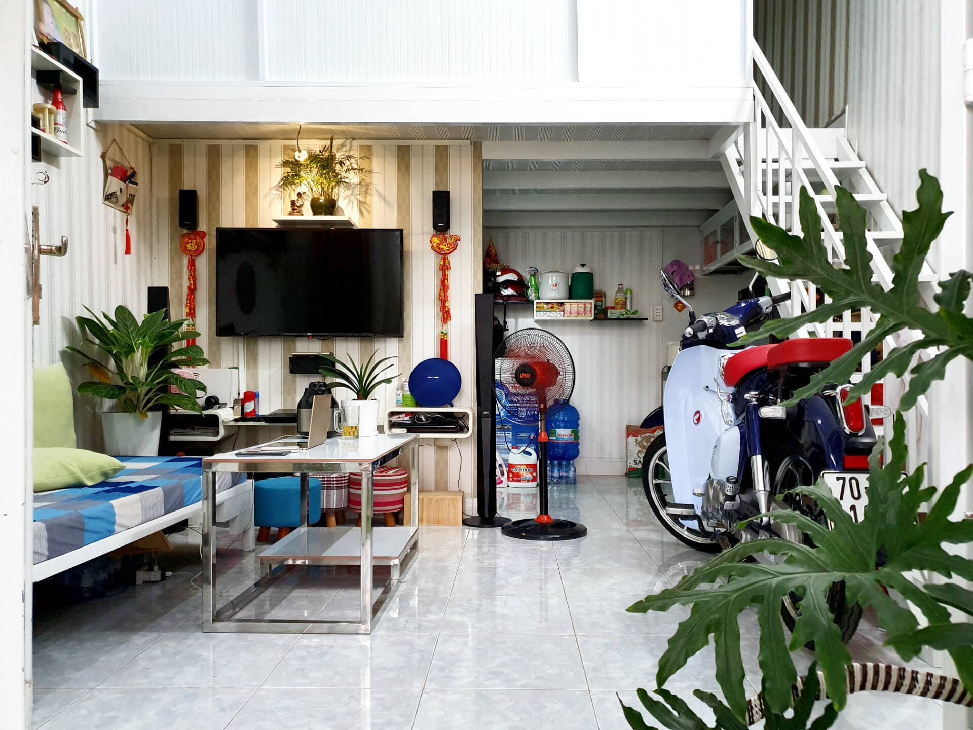 Gia chủ tự hoàn thiện ''gác trọ'' 20m2 để vợ và con có không gian tiện nghi, ấm cúng