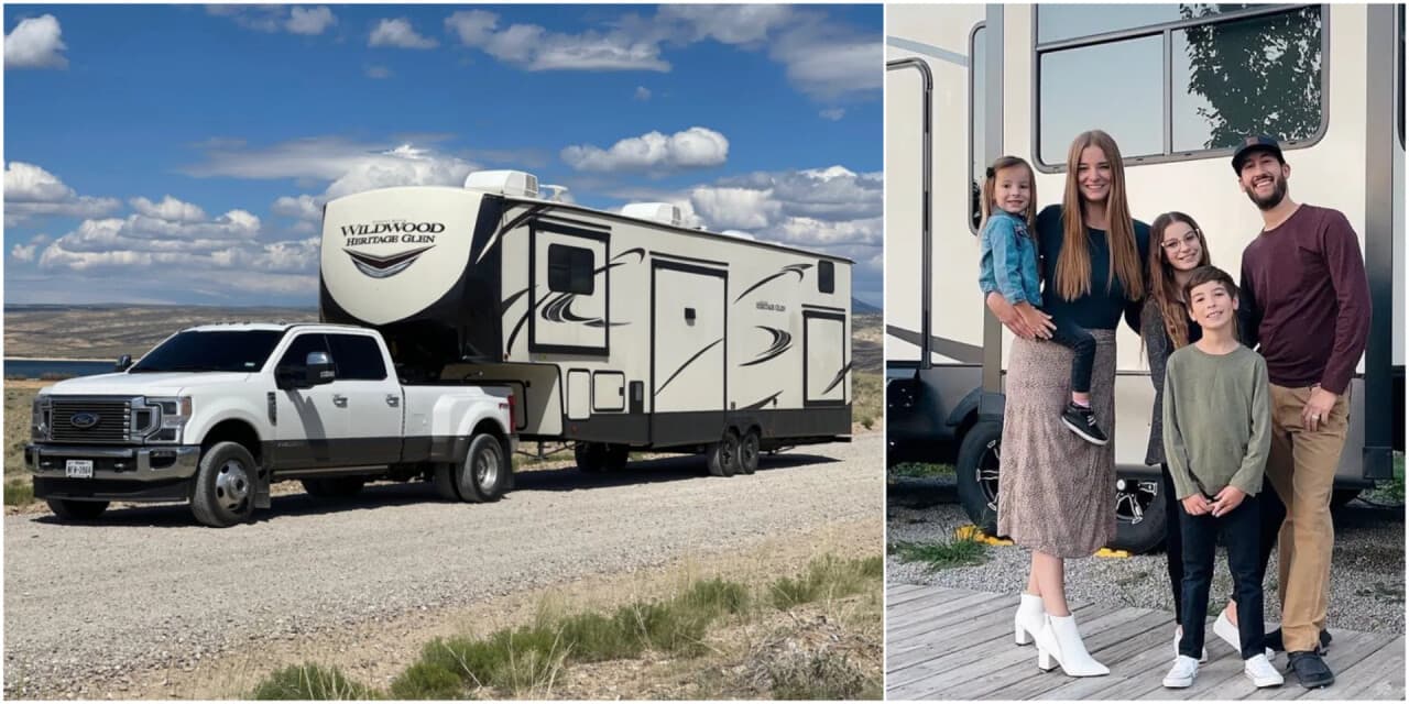 Vợ chồng trẻ bán hết nhà cửa, cải tạo motorhome 37m2 để sống vui vẻ cùng 3 con