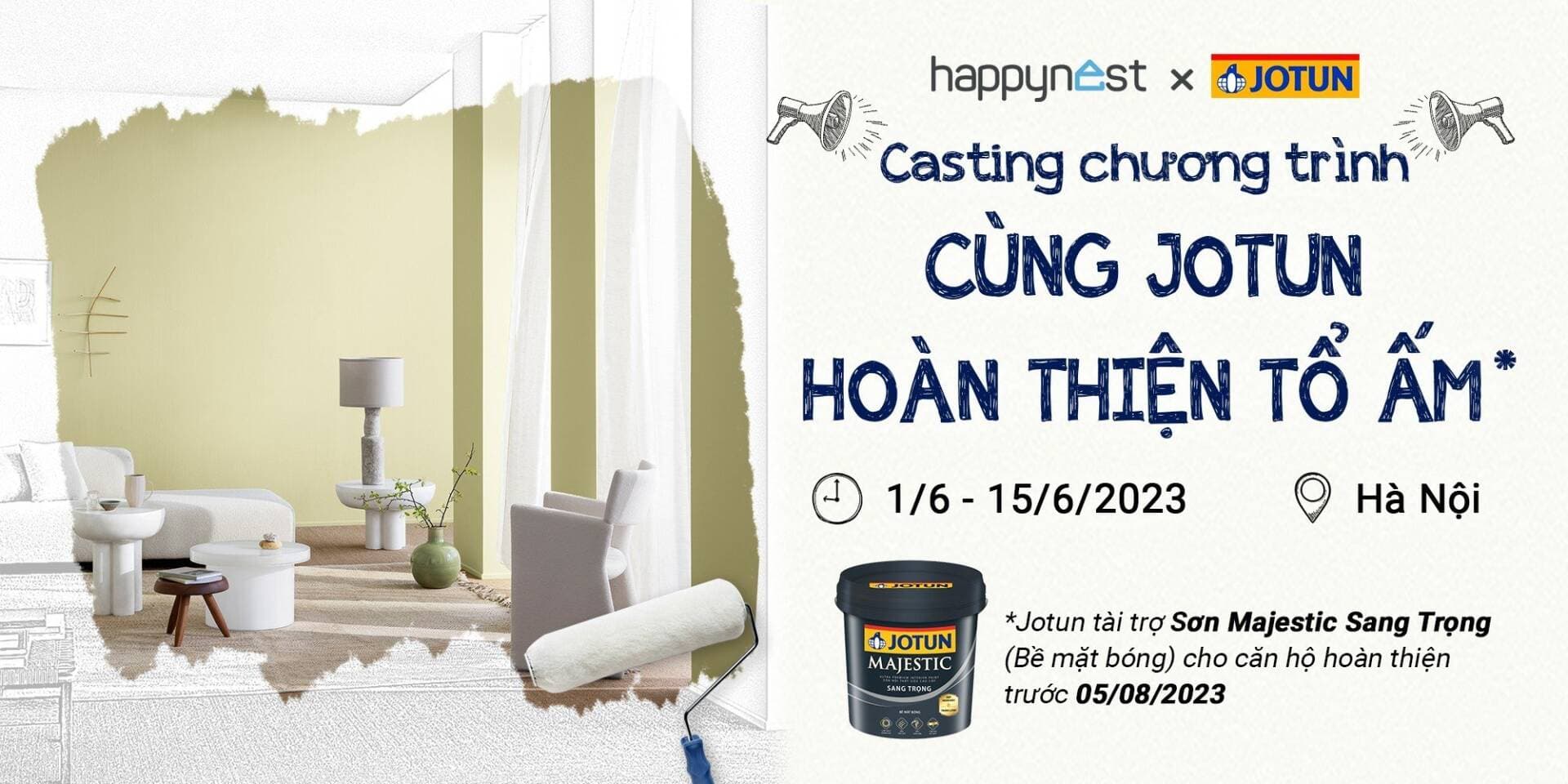Cùng Jotun kiến tạo không gian sống lý tưởng cho tổ ấm của bạn