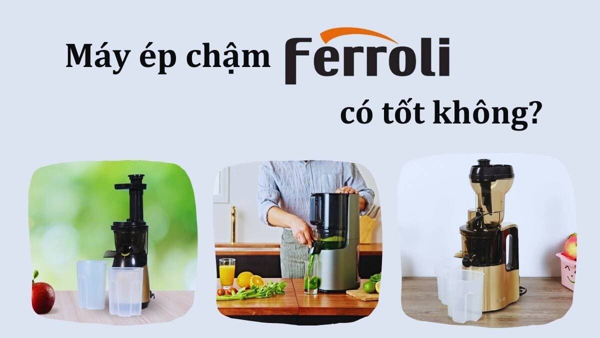 Đánh giá máy ép chậm Ferroli FSJ-150m có thực sự tốt không?