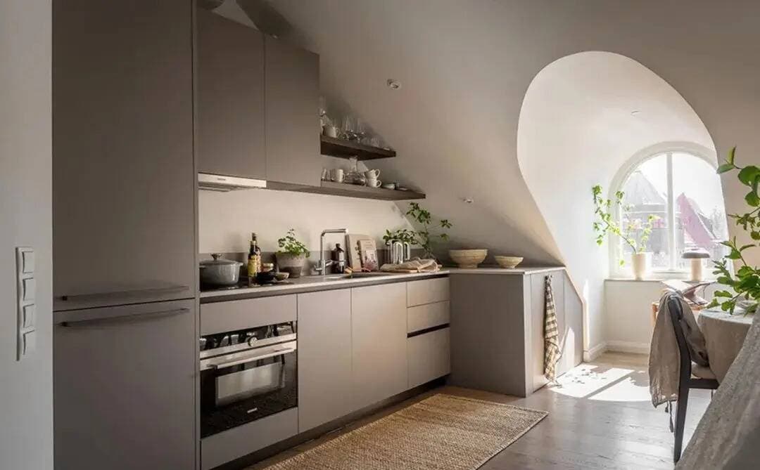 Căn hộ gác xép 34m2 thiết kế thông minh khiến ai cũng trầm trồ