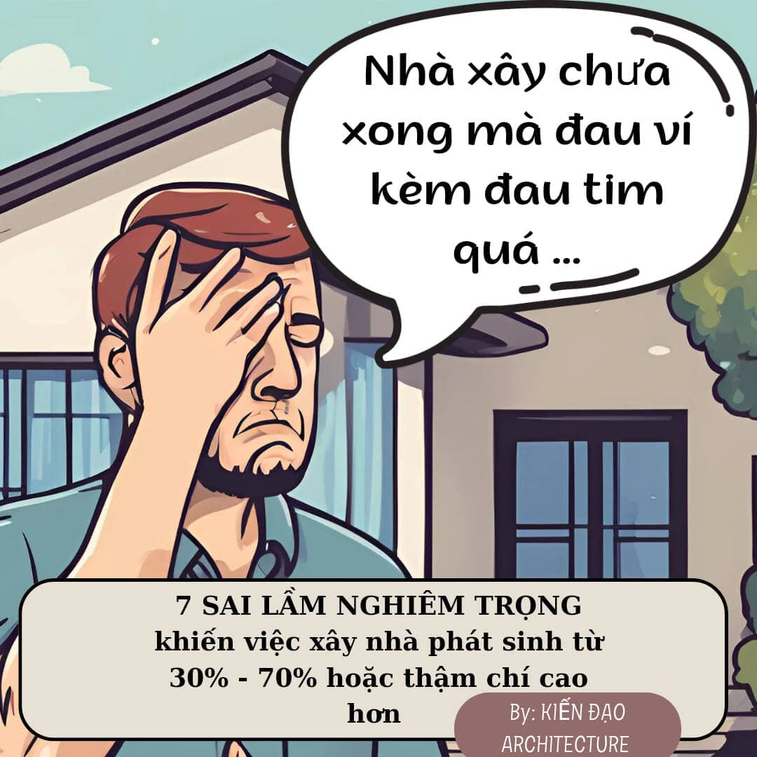 7 điều khiến cho việc thi công phát sinh trượt ngân sách, đôi khi gấp 2 lần