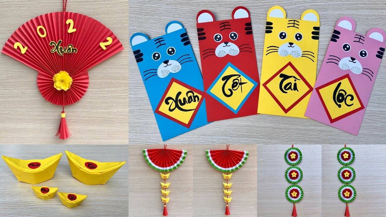 12 món đồ trang trí Tết handmade ý nghĩa, có ích cho năm mới