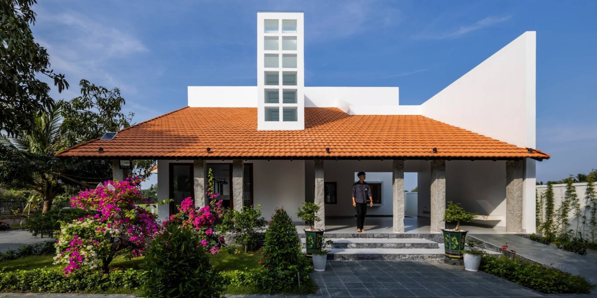 Tổng hợp mẫu nhà mái ngói đỏ Việt đẹp hút hồn, gợi nhớ ký ức xưa (Phần 2)