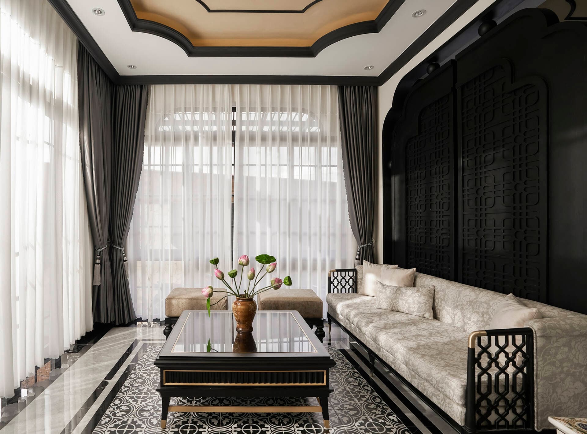 Biệt thự 2 tầng theo phong cách Đông Dương tại Vũng Tàu, chi phí hoàn thiện 5 tỷ đồng