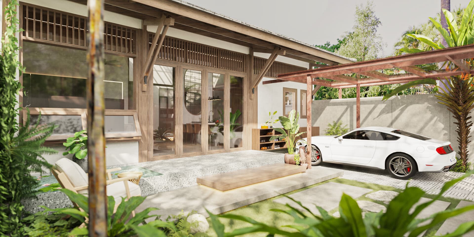 PH Villa: Biệt thự hiện đại 2 tầng cho nhà ở ba thế hệ tại Bình Phước