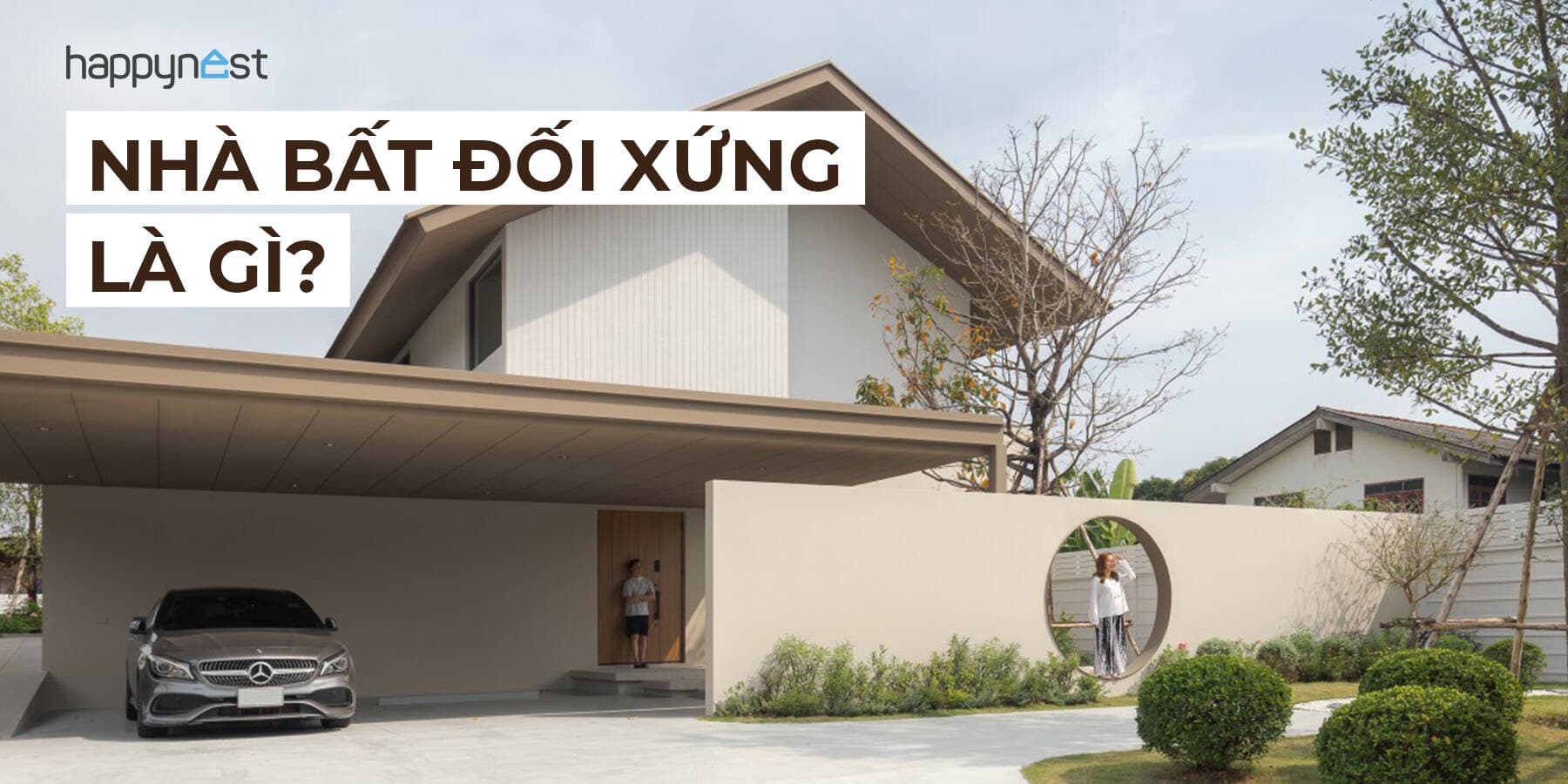 Nhà bất đối xứng là gì? Vì sao người trẻ ưa chuộng kiểu nhà “không đối xứng nhưng hài hòa”