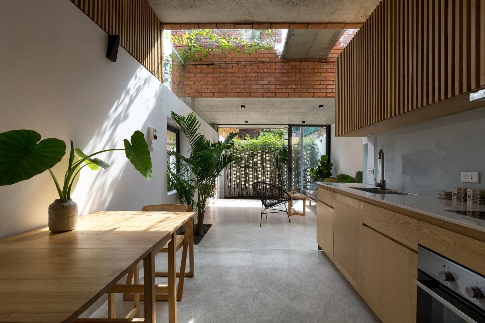 VH House Hà Nội - Nhà trong ngõ nhỏ vẫn có 2 khu vườn xanh mướt giữa phố đông
