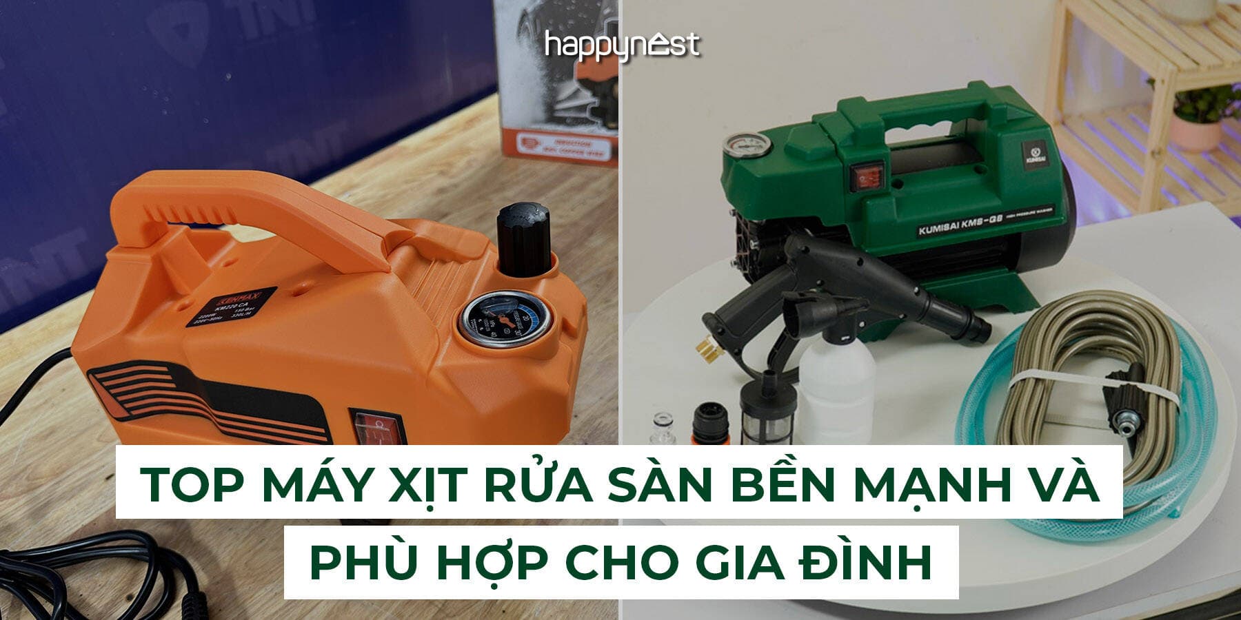 Máy xịt rửa sàn loại nào bền mạnh và phù hợp cho gia đình hiện nay?