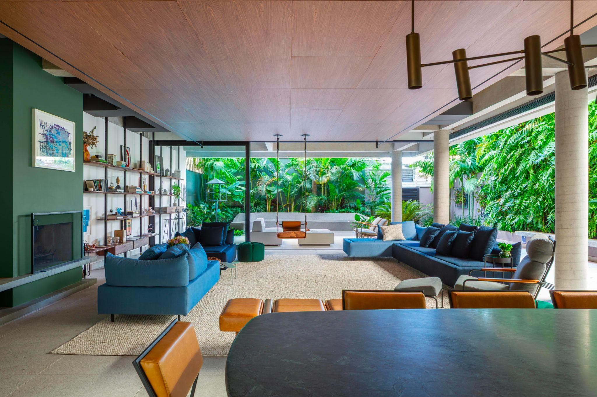 Biệt thự sở hữu phòng khách liền thẳng tới khu lounge ngoài trời: Thiết kế dành cho người thích tụ họp
