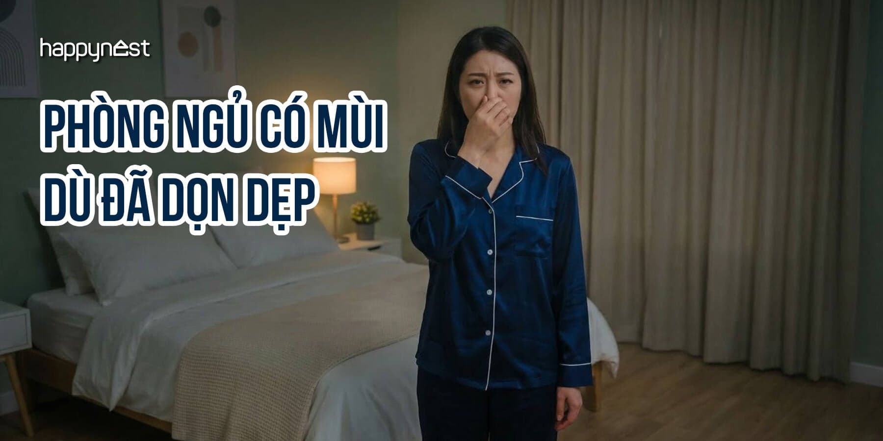 Phòng ngủ luôn có mùi dù đã dọn dẹp? Nguyên nhân do không khí tù đọng và cách xử lý triệt để
