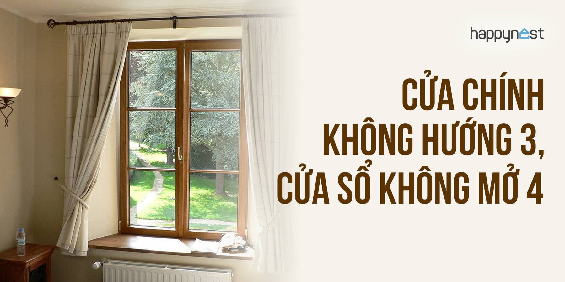 Vì sao người xưa nói “Cửa chính không hướng 3, cửa sổ không mở 4