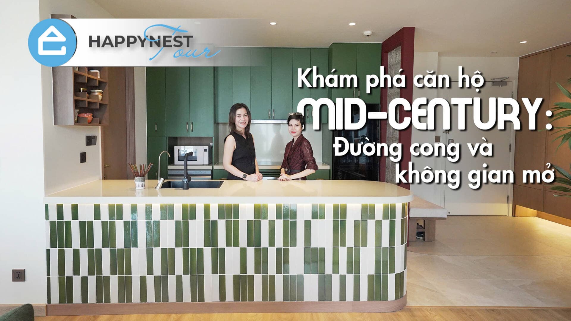 Khám phá căn hộ Mid-Century: đường cong và không gian mở