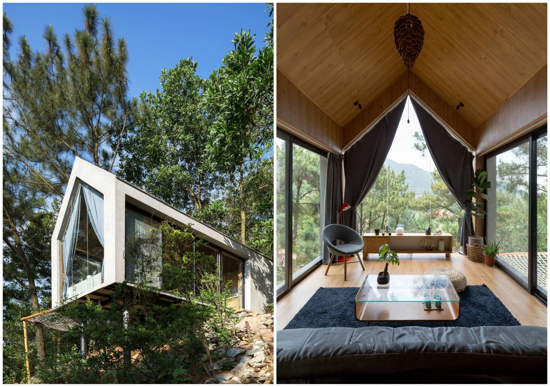 Sững sờ trước không gian chỉ có “Ta” và thiên nhiên trong căn nhà Forest House ở Sóc Sơn, Hà Nội