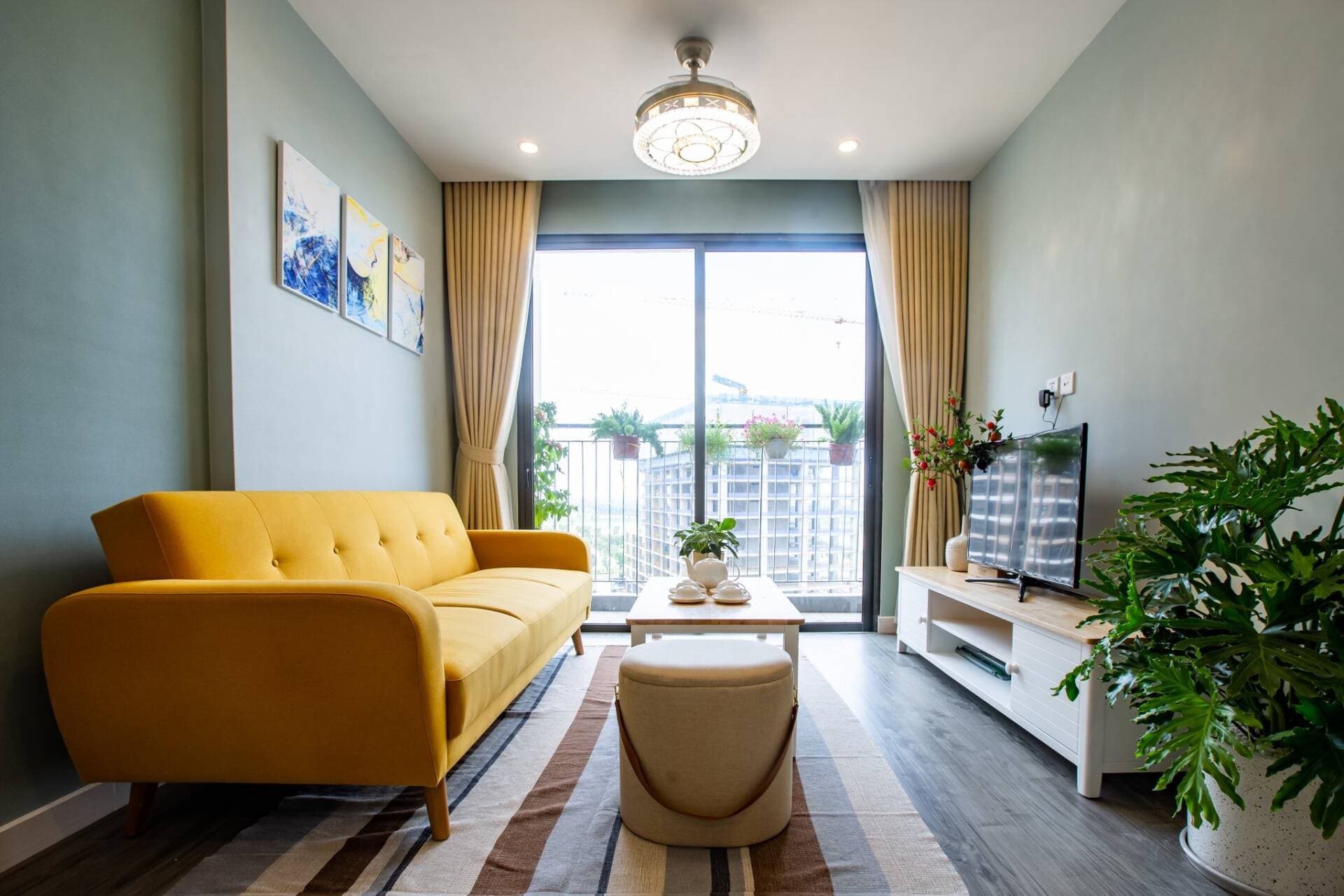 Phòng khách nhỏ chẳng lo không dùng được sofa nếu biết áp dụng 3 nguyên tắc “vàng” sau