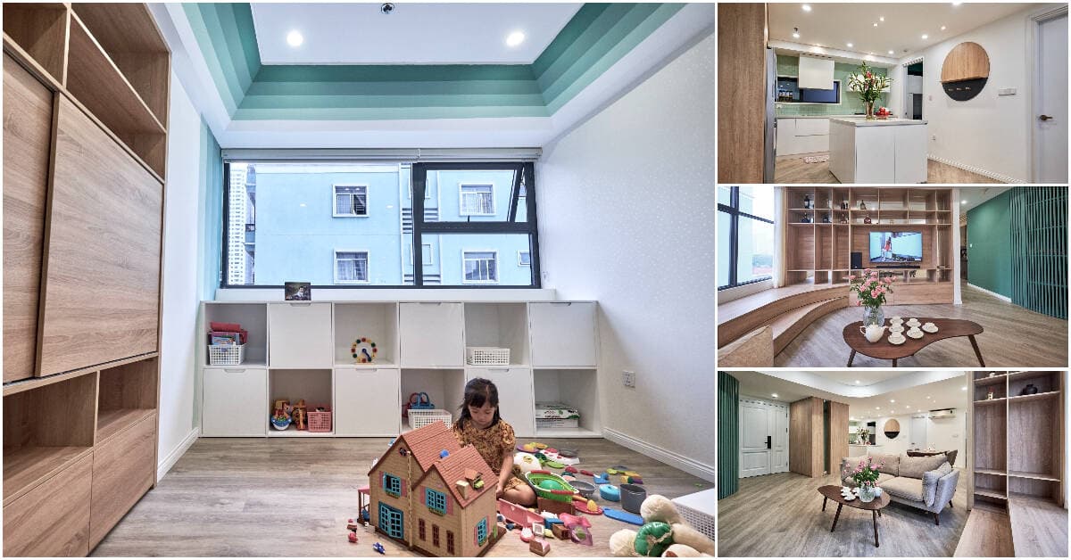 Gia chủ cải tạo căn hộ 137m2 với chi phí 600 triệu bất chấp tháng ngâu nhưng vẫn thu được kết quả như ý