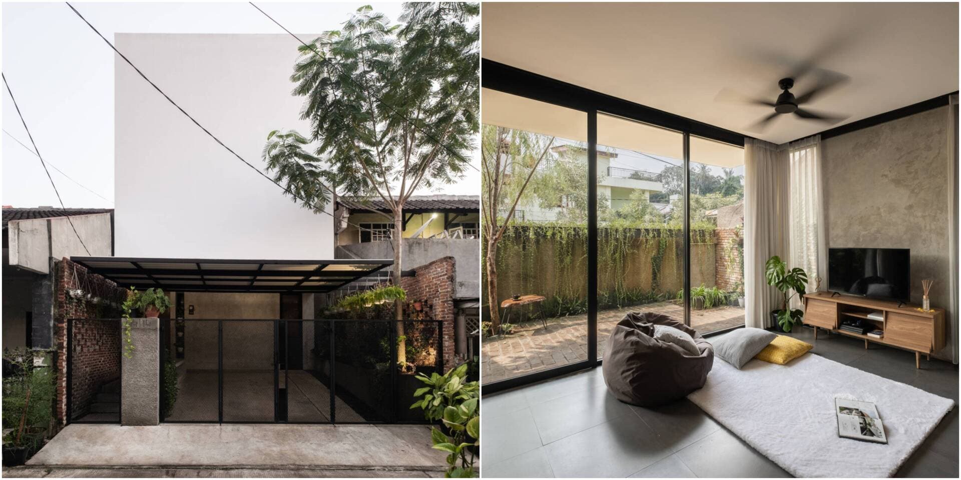 Nhà 2 tầng sập trần rồi mới cải tạo, kết quả nhà mới vừa đẹp vừa khang trang, còn giảm 20% điện năng cho gia chủ