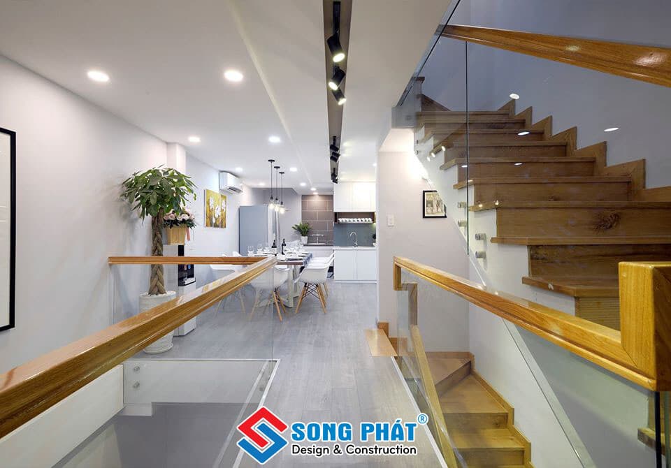 Tràn ngập cảm giác tinh tế và thoải mái bên trong nhà phố trệt lửng 2 lầu 3.7x13m