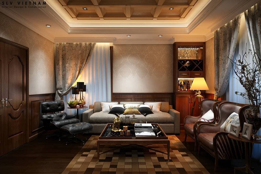 Mẫu thiết kế thi công nội thất biệt thự SALA - LONG HOUSE