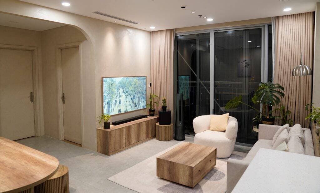 Welcome Smarthome: Dạo một vòng quanh căn hộ thông minh mang phong cách Wabi Sabi tại Vinhomes