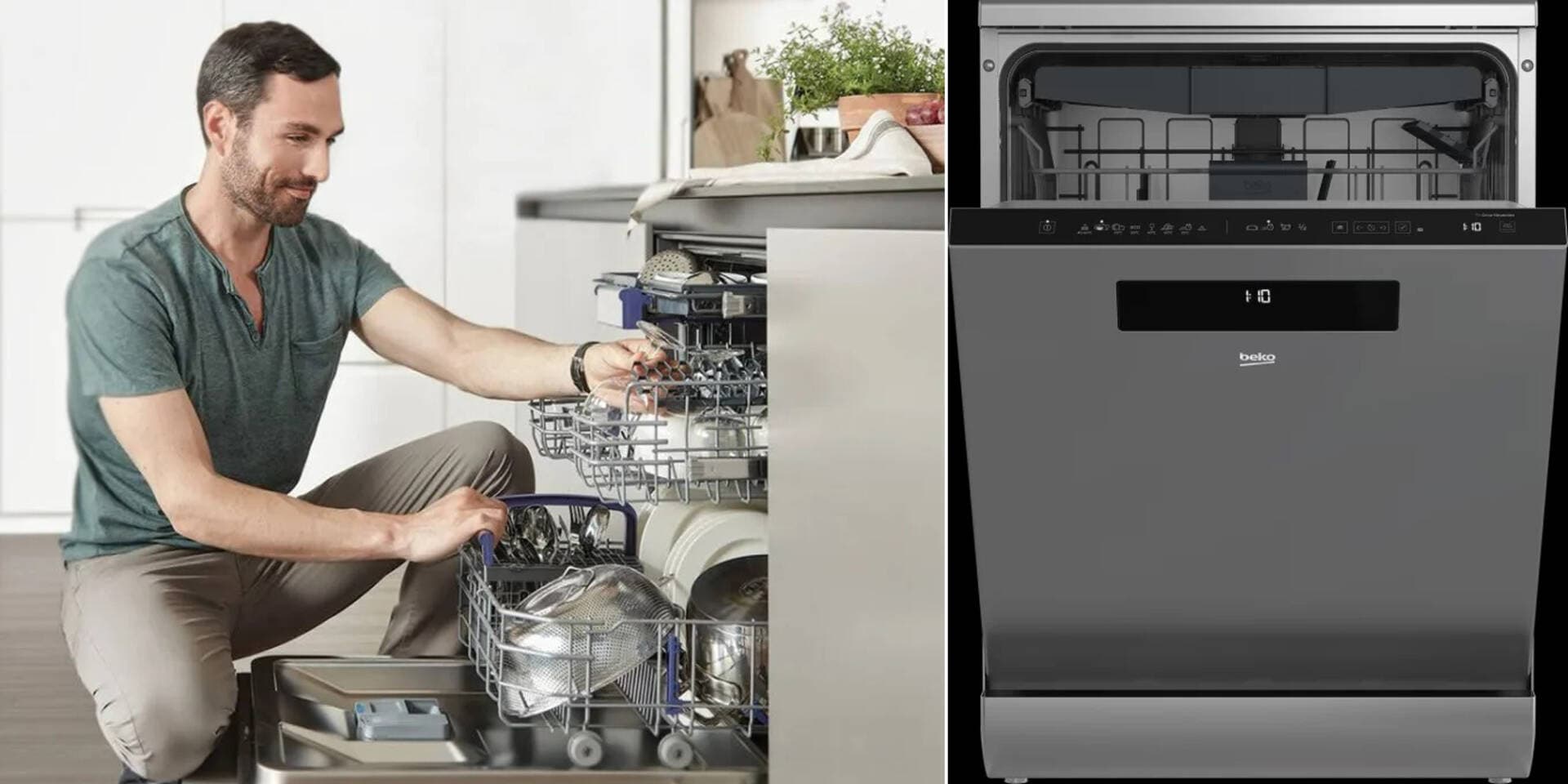 Review máy rửa bát Beko DEN48520X: Máy rửa bát chuẩn EU dưới 15 triệu, làm sạch và sấy khô nhanh chóng tới 15 bộ bát đĩa