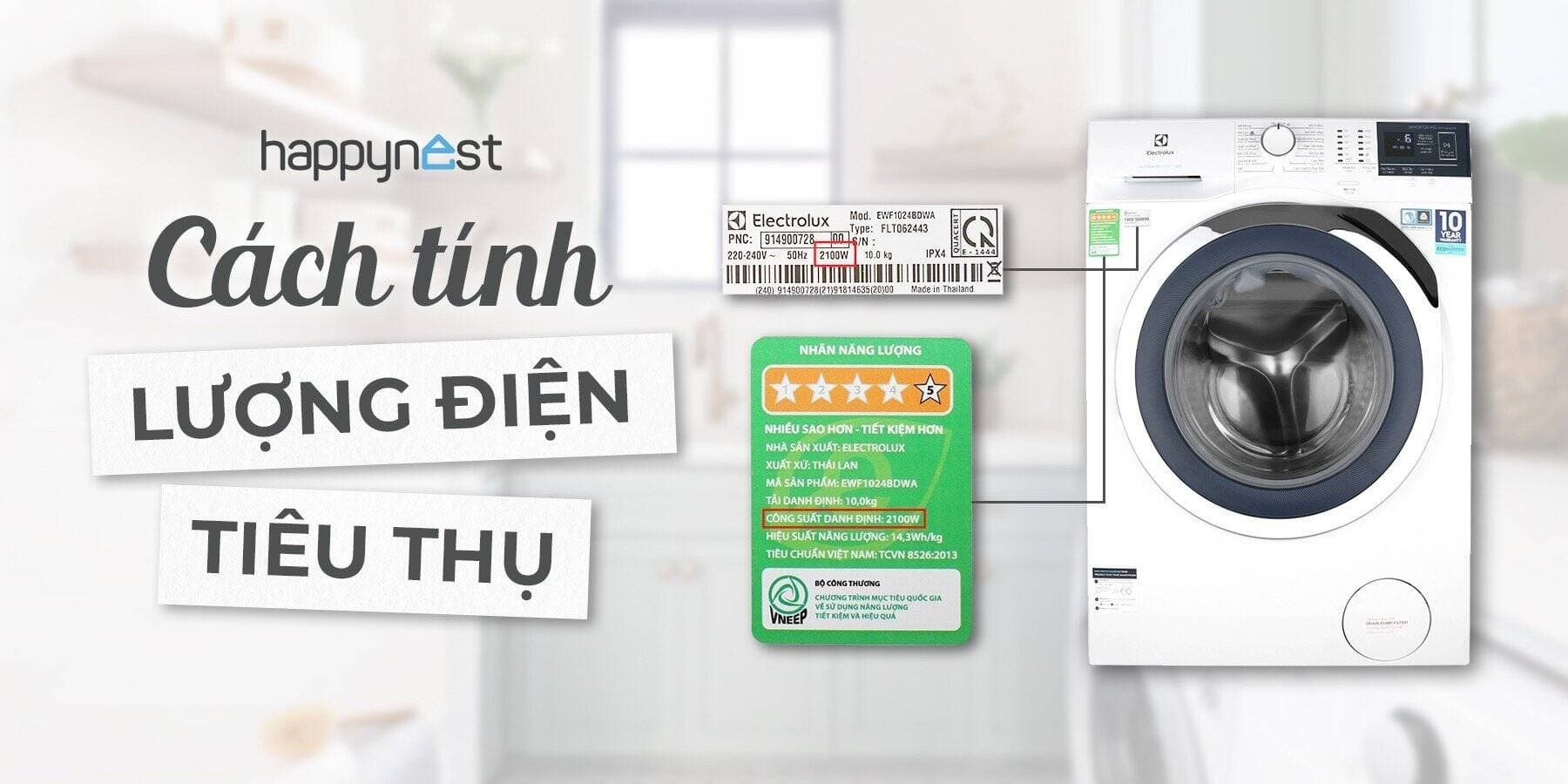 Cách tính lượng điện tiêu thụ để chọn sản phẩm tiết kiệm điện