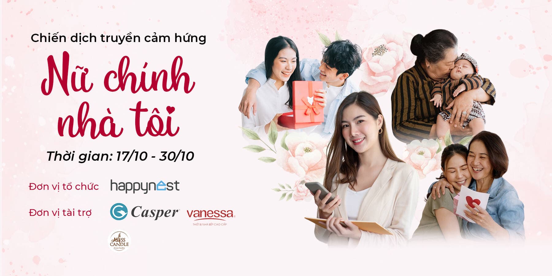 Nữ chính nhà tôi: Chiến dịch truyền cảm hứng Tháng 10 với tổng quà tặng lên tới 50 triệu đồng