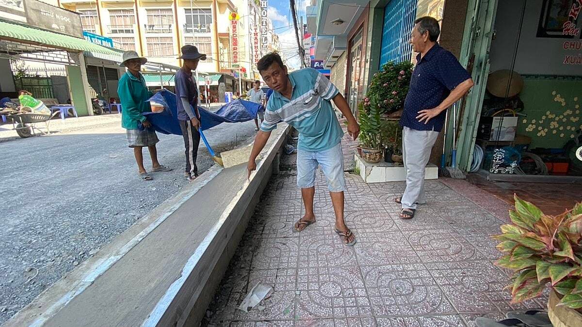 Nền nhà thấp hơn mặt đường: Hóa giải sao cho đúng?
