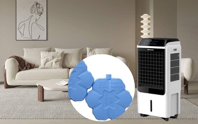 Hướng dẫn cách sử dụng đá khô trong quạt điều hòa an toàn