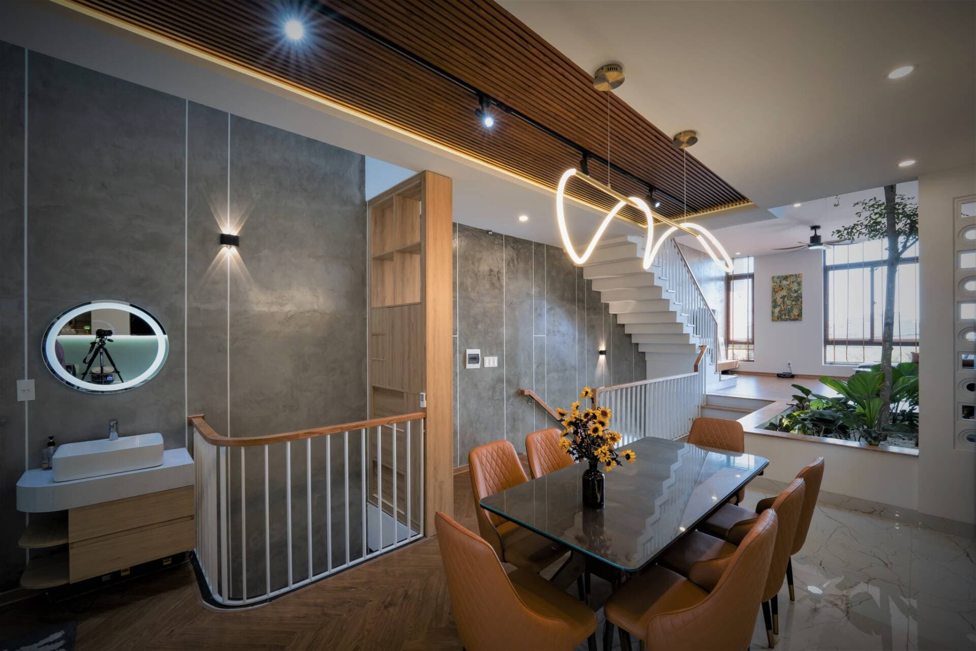 Brooklyn House - Hy sinh 1 phần diện tích để có thêm khoảng xanh