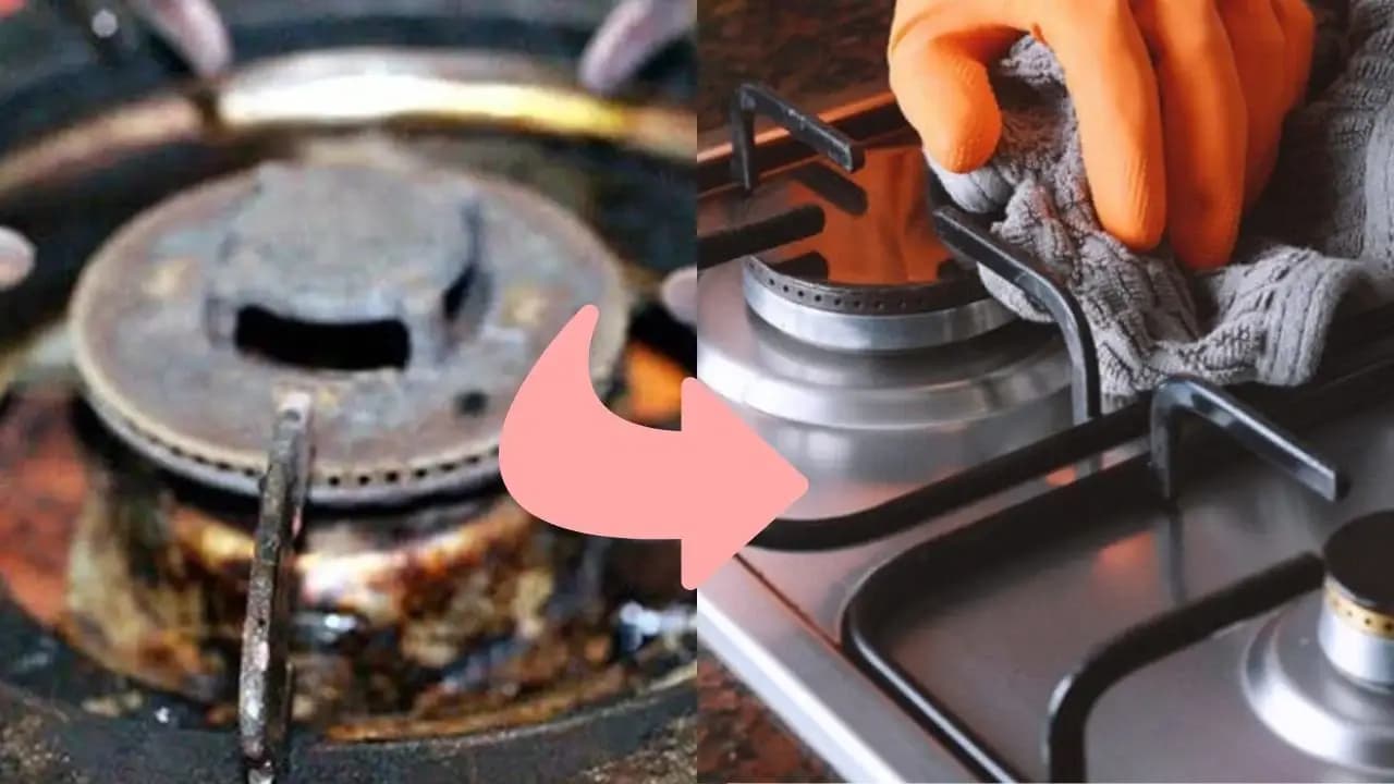 Cách làm sạch rỉ sét bếp gas bằng nước cơm hiệu quả và tiết kiệm