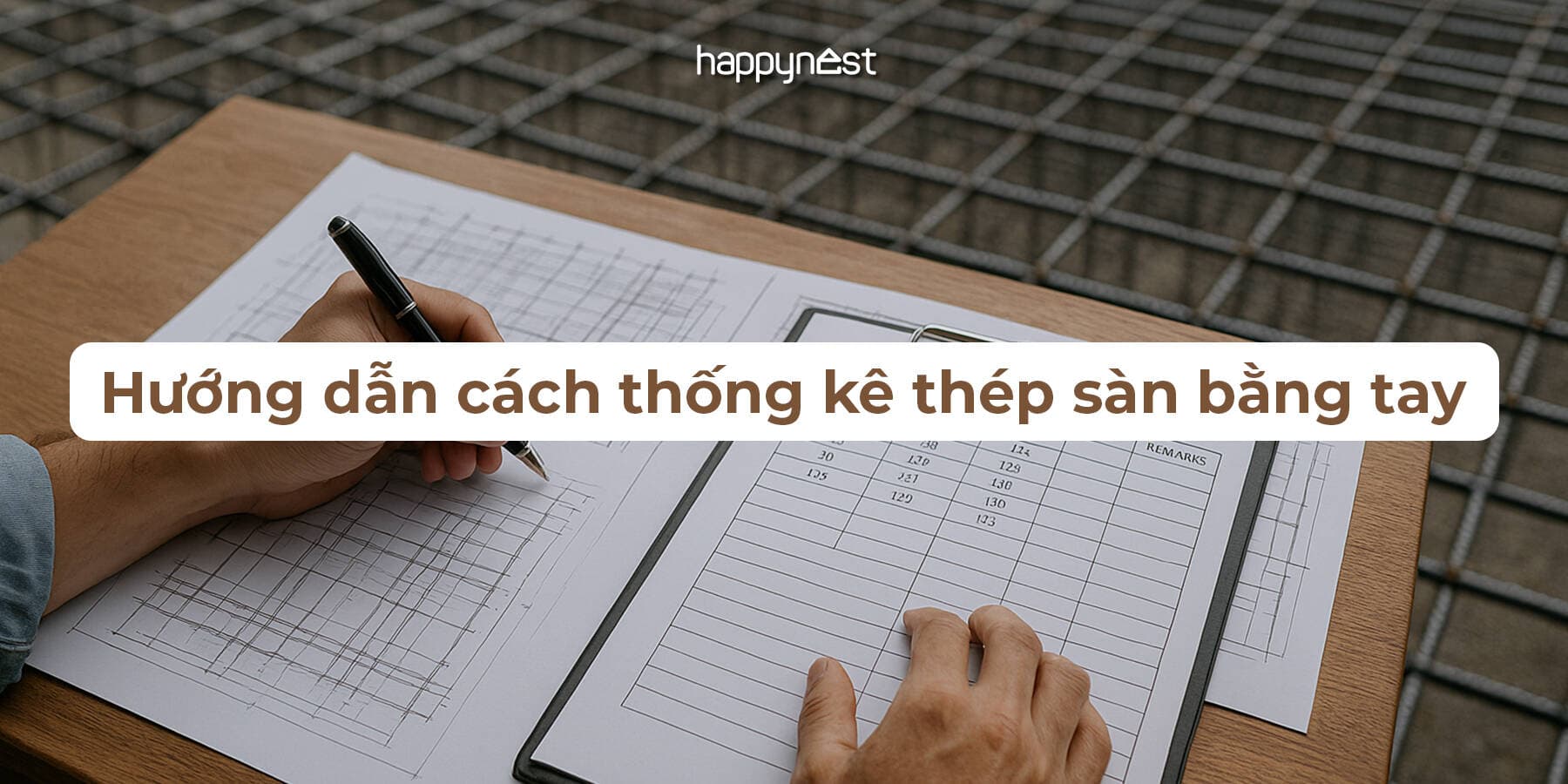 Hướng dẫn cách thống kê thép sàn bằng tay: Nguyên tắc và cách tính chi tiết