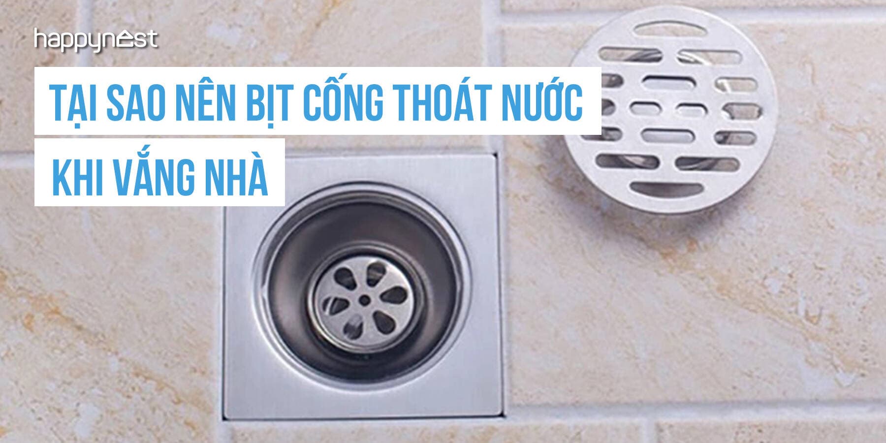 Đi xa nhớ bịt cống: Cách đơn giản nhưng cực hiệu quả để ngăn gián và khí thải