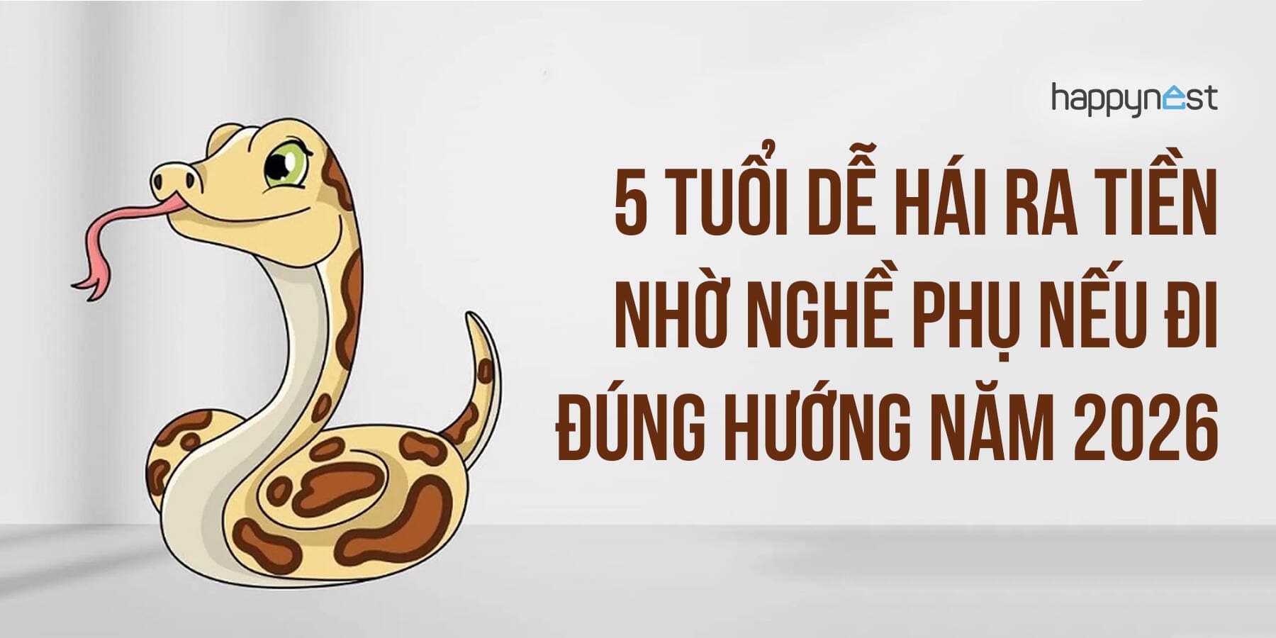 Tử Vi Con Giáp 2026: 5 tuổi làm nghề phụ dễ hái ra tiền nếu đi đúng hướng
