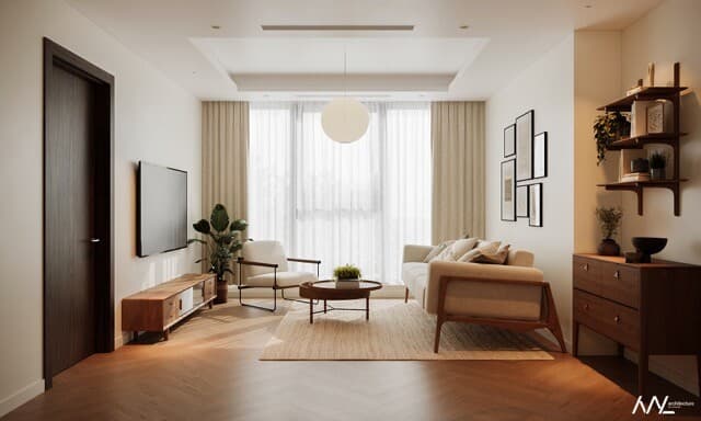 Căn hộ Ciputra Tây Hồ thiết kế nội thất cho nữ gia chủ độc thân
