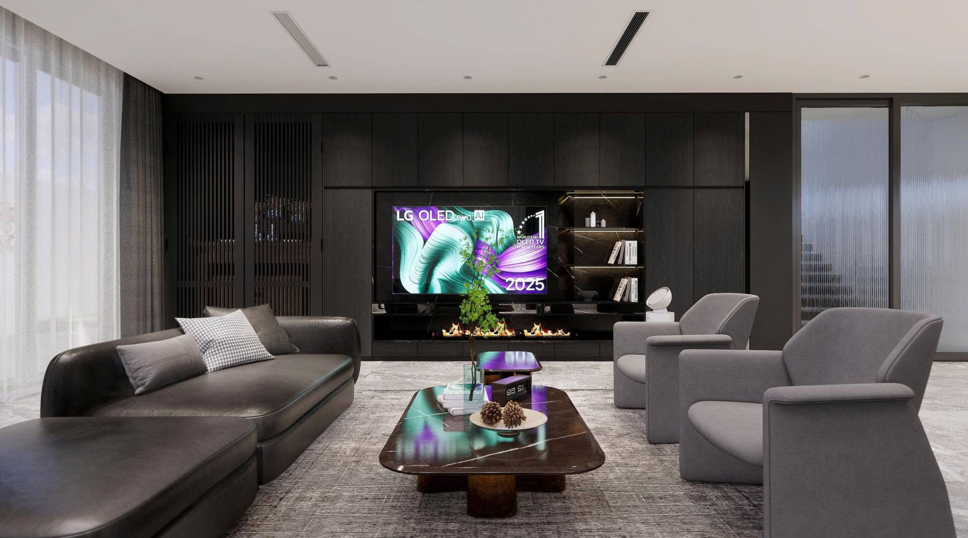 Biệt thự Tuyên Quang 250m2 gây ấn tượng với không gian thông tầng và nội thất hiện đại sang trọng