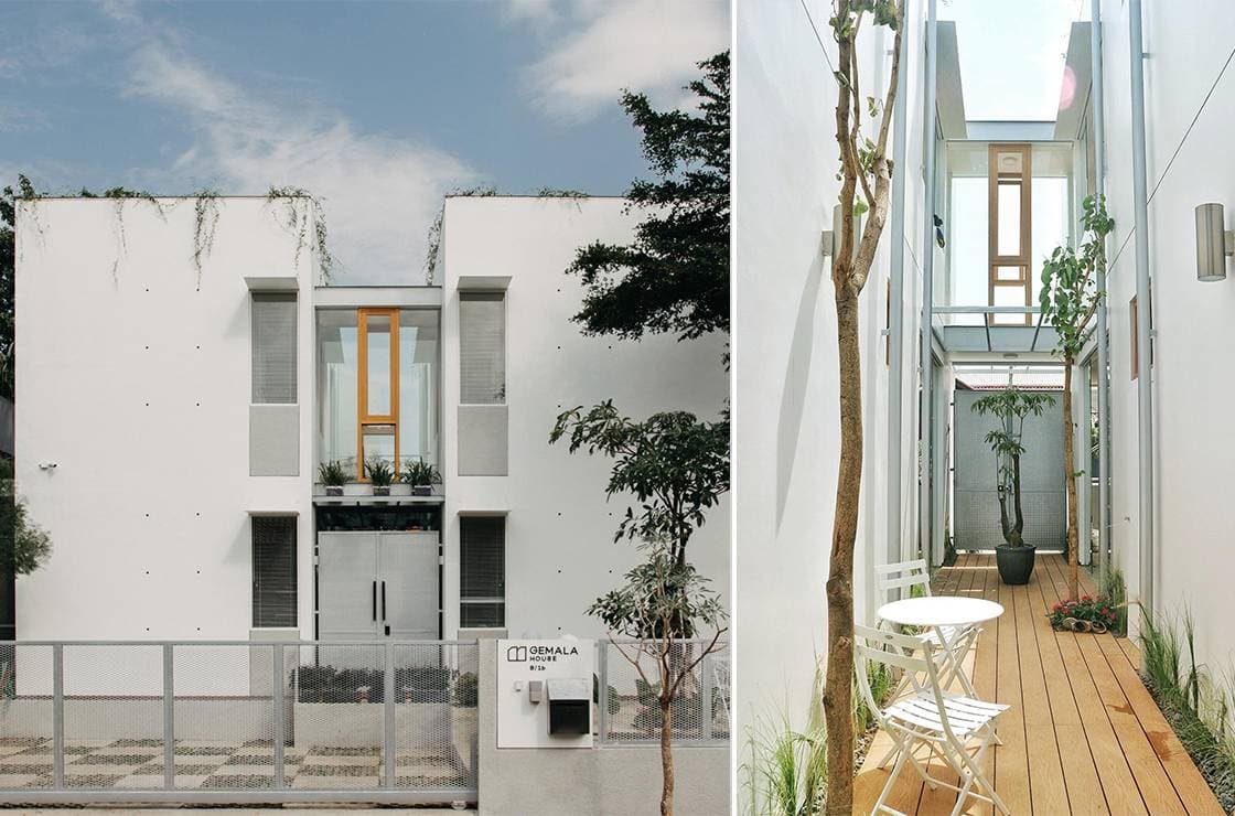 Gemala House – ngôi nhà sở hữu mặt tiền “song sinh” và không gian giống an yên giữa lòng đô thị