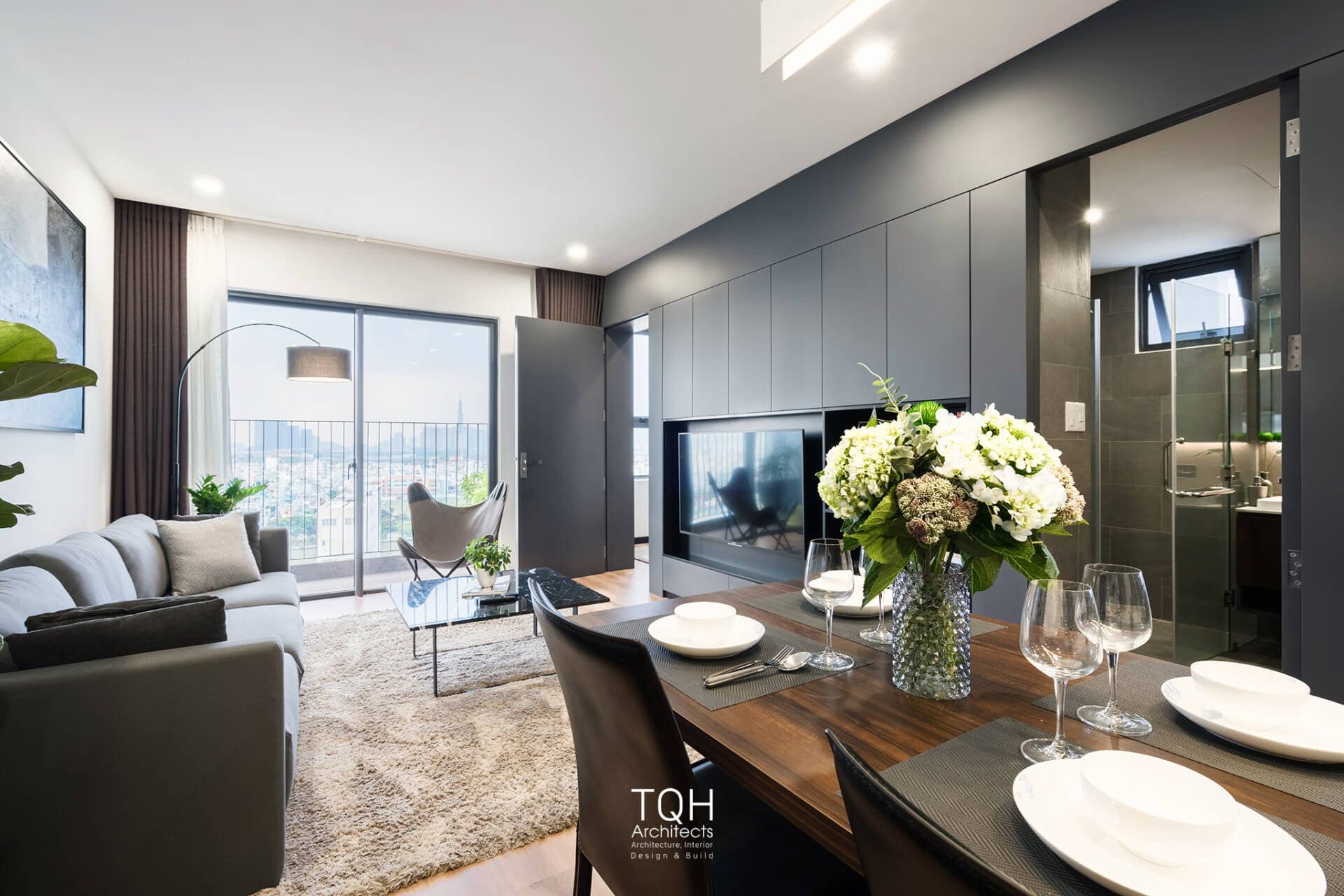 Vẻ cuốn hút đầy nam tính bên trong căn hộ 60m2 của chàng trai Sài Gòn độc thân