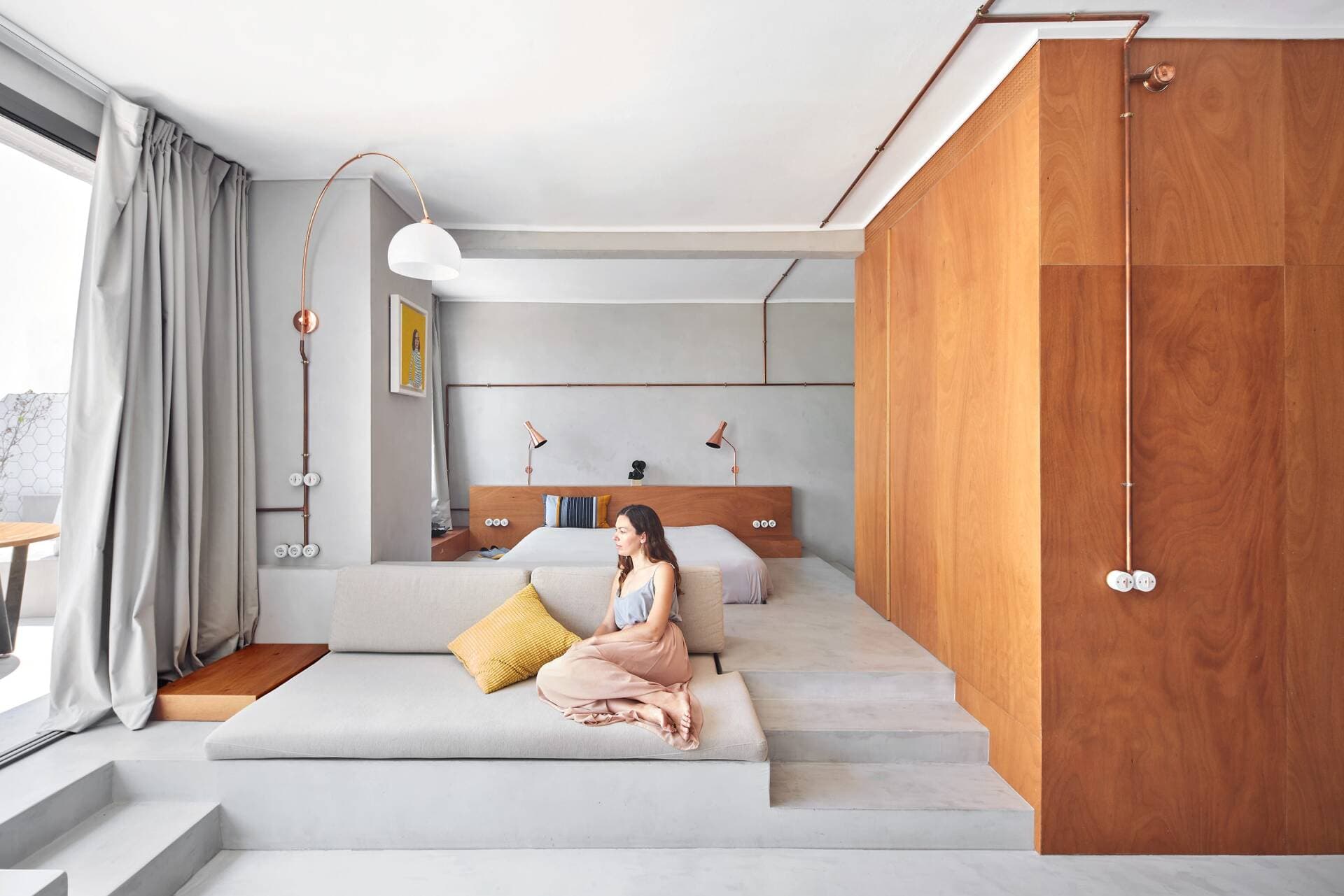 Giải pháp thiết kế căn hộ dưới 50m2 đẹp và tiện nghi từ những công trình thực tế