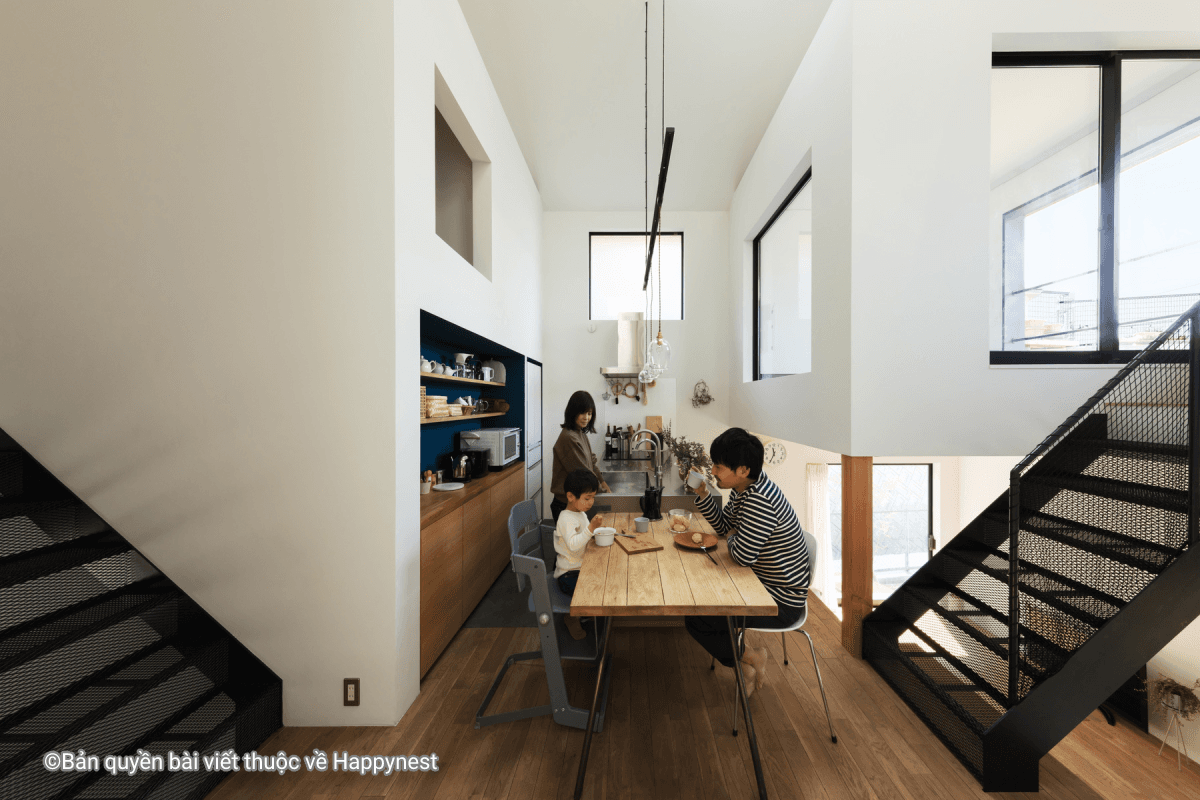 Crossroad House - nơi ghi dấu hạnh phúc của đôi vợ chồng trẻ cùng cậu con trai đầu lòng