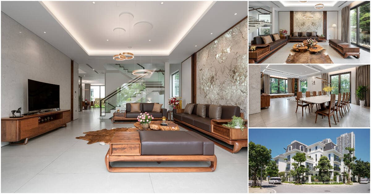 Biệt thự đơn lập góc hai mặt tiền, đẹp sang chảnh với chi phí hoàn thiện lên đến 9 triệu đô
