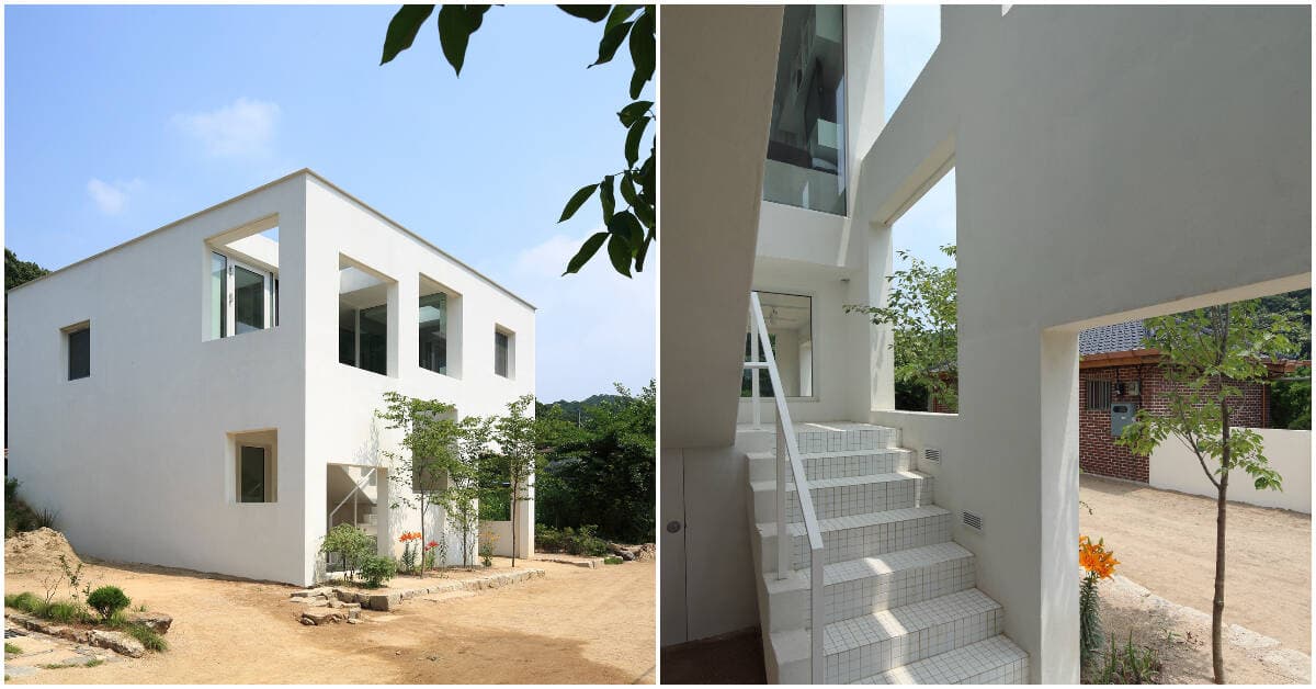 Nhà 2 tầng của nữ họa sĩ 70 tuổi, thiết kế giấu đồ tại hành lang rất hợp lý và sáng tạo