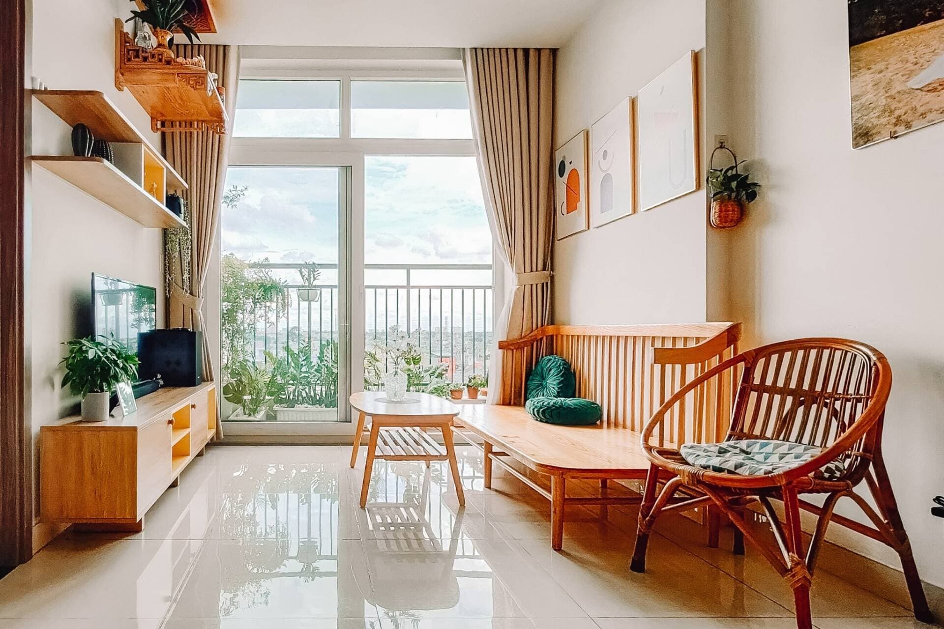 Gia chủ Việt chia sẻ cách tự thiết kế, chọn nội thất cho căn hộ 60m2 với tổng chi phí hoàn thiện 200 triệu đồng