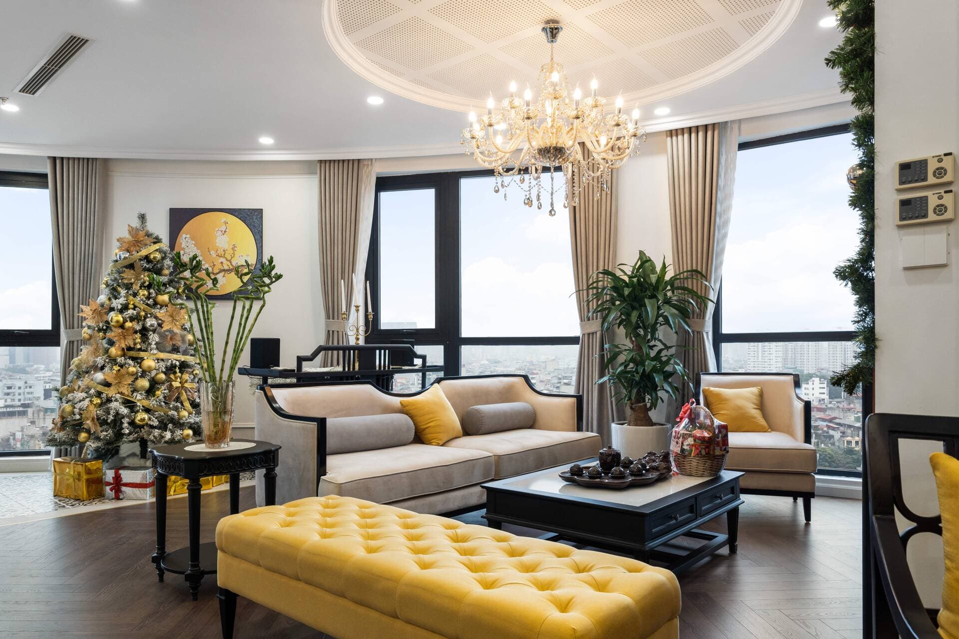 Căn hộ 130m2 thiết kế giống khách sạn 5 sao, để gia chủ lúc nào cũng cảm thấy như đang đi du lịch nghỉ dưỡng