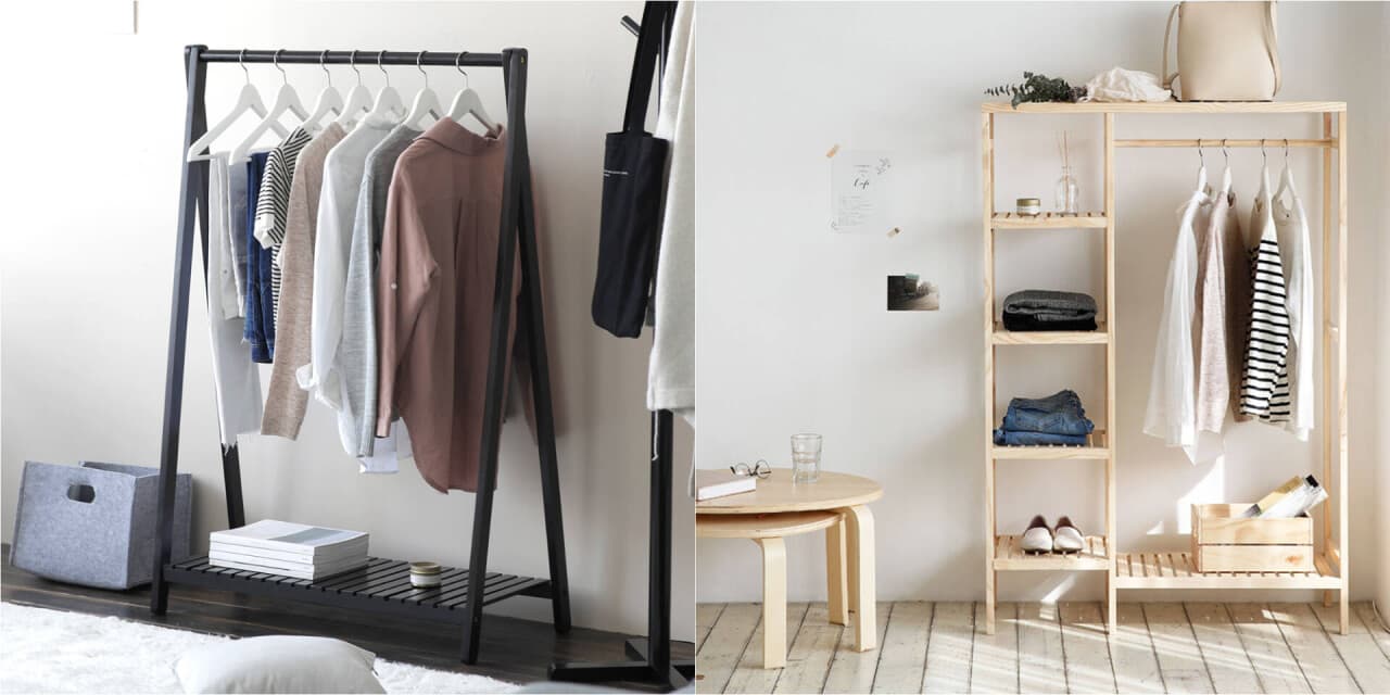 Top giá treo quần áo thông minh, gọn nhẹ cho phòng ngủ dưới 20m2