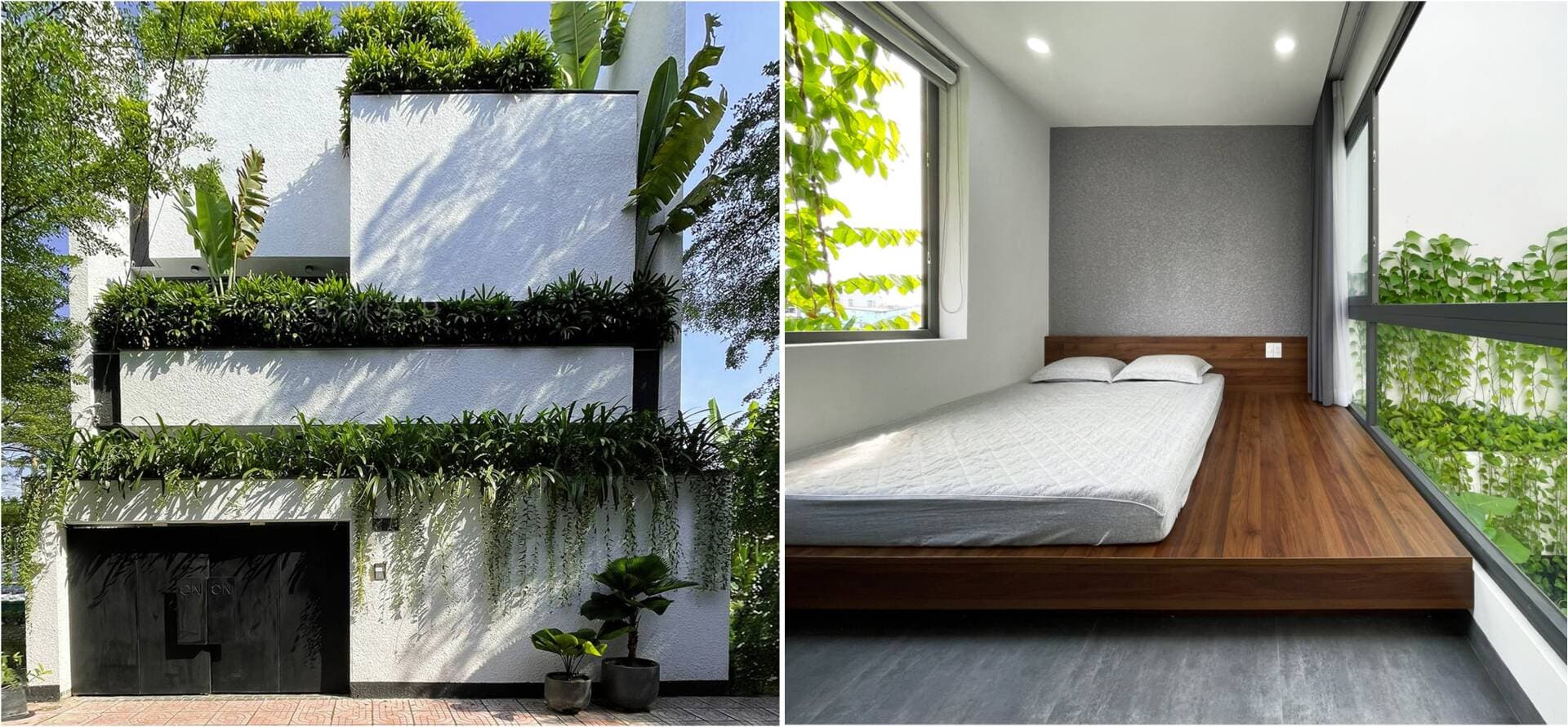 On On House - Nhà hướng Tây thiết kế đóng bên ngoài, mở bên trong để mát mẻ cả ngày, chi phí 2.7 tỷ đồng